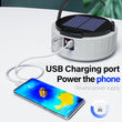 Camping Lantern Solar Powered Lantern USB Rechargeable Led Flashlight For Fishing Camping Equipment Power Bank Portable Light