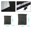 BBQ Grill Cover 7 Sizes Black Outdoor Waterproof Barbeque Cover Anti-Dust Protector For Gas Charcoal Electric Barbecue Grill