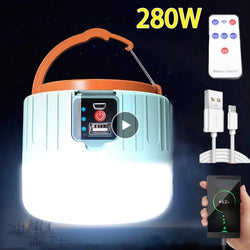 1PC LED Camping Light Solar Lamp USB Portable Lighting Phone Charge Solar Camping Lantern Rechargeable Lamp Waterproof Outdoor