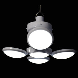 Rechargeable led Camping Lantern Tent Foldable Light Portable Emergency Night Market Solar Light DC Charge UFO Lamp For Garden