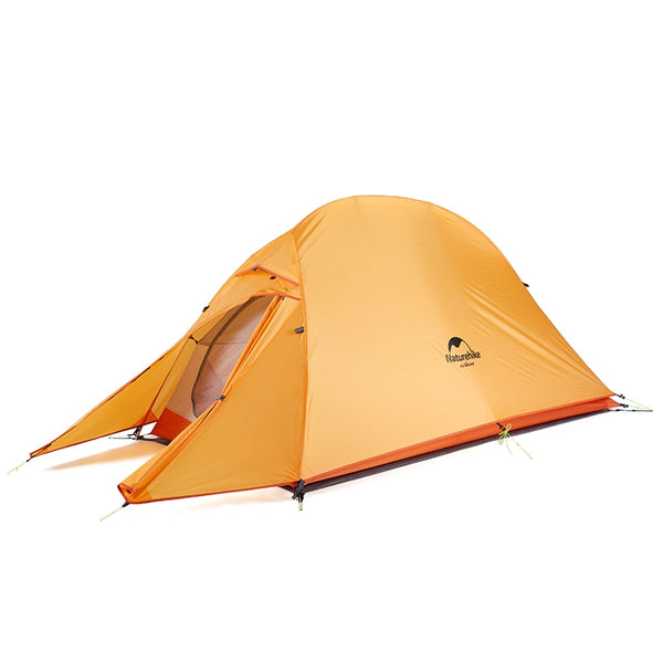 Naturehike CloudUp Series Ultralight Hiking Tent 20D/210T Fabric For 1 Person With Mat Warm Tent NH18T010-T