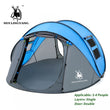 HUI LINGYANG Throw pop up tent 4-6 Person outdoor automatic tents Double Layers large family Tent waterproof camping hiking tent