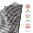 30x40CM Non-Stick Grid Shape BBQ Mat Cooking Grilling Sheet Liner Fish Vegetable Smoker Mats Outdoor Baking Kitchen Accessories