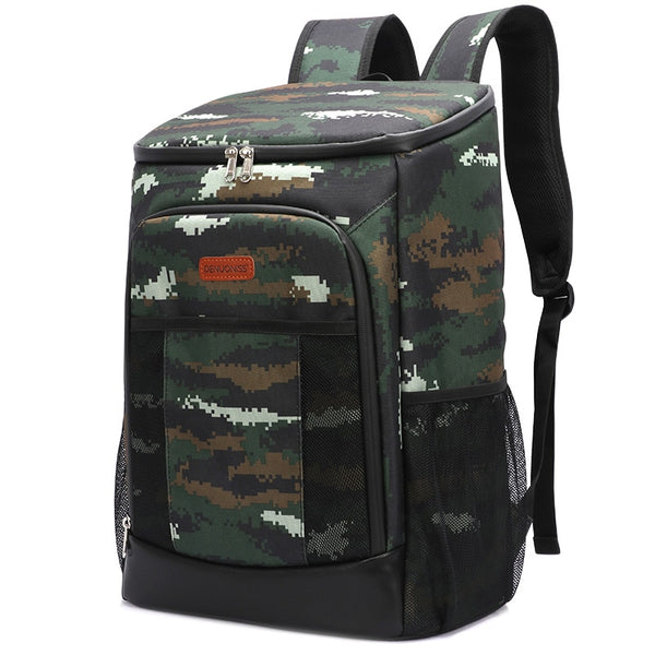 DENUONISS Jungle Camping Big Cooler Bag Soft 100% Leakproof Waterproof Thermal Picnic Bag Isothermal Backpack Army Fresh Bag