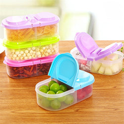 1 PCS Healthy Plastic Food Container Portable Lunch Box Capacity Camping Picnic Food Fruit Container Storage Box