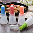 1 Pcs Portable Silicone Bottle With Brush Grill Oil Brushes Liquid Oil Pastry Baking BBQ Tool Tools For Kitchen Accessories