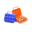 Grid Egg Storage Box Portable Egg Holder Container for Outdoor Camping Picnic Eggs Box Case Kitchen Organizer Convenient Case
