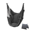 Camping Hammock Portable Swing Chair Hanging Rope Chair Swing Chair Seat for Adults Kids Garden Thickened Hammock Indoor Outdoor
