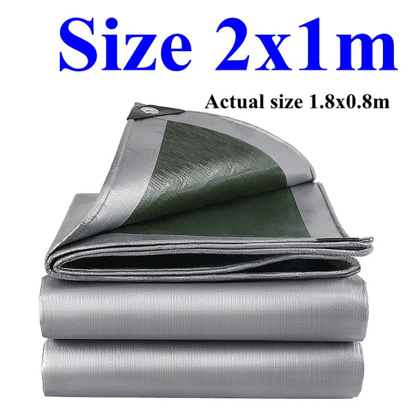 0.32mm PE Tarpaulin Rainproof Cloth Outdoor Garden Plant Shed Boat Car Truck Canopys Waterproof Shading Sail Pet Dog House Cover