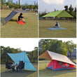 Desert&Fox Camping Rain Fly Camping Tent Tarp Hammock Tarp,Pergola Sun Protection Beach Tent Shade,Pavilion,Awning,Canopy