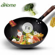 Iron Non-Coating Pot cast iron pan General use for Gas and Induction Cooker Chinese Wok Cookware Pan Kitchen Tools