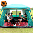 The Camel Outdoor 6/7/8/9/10-12 People Camping 4 Season Tent Outing Two Bedroom Tent Big Space High Quality Camping Tent Carpas