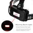 EZK20 Dropshipping Headlamp Flashlight Rechargeable 3 T6 R5 LED Hard Hat Headlight Battery Car Wall Charger for Camping