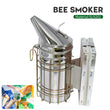 Beekeeping Smoker Stainless Steel Equipment Hive Box Tool Supplies For Beehive Bee Manual Smoke Maker With Hanging Hook Tools