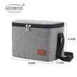 Aosbos Fashion Portable Thermal Lunch Bags for Women Kids Men Food Picnic Cooler Box Large Capacity Insulated Tote Bag Storage