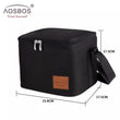 Aosbos Fashion Portable Thermal Lunch Bags for Women Kids Men Food Picnic Cooler Box Large Capacity Insulated Tote Bag Storage