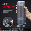 500/1000ml Sports Water Bottle BPA Free Protein Shaker Portable LeakProof Travel Camp Hiking Ecofriendly Plastic My Drink Bottle
