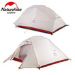 Naturehike tent Upgrade Cloud Up 1 2 3 Persons Camping Tent Outdoor 20D Silicone Ultralight Tent With Free Mat NH17T001-T
