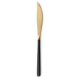 JueQi Dinnerware Set Stainless Steel Plating Gold Blue Black Knife Fork Tableware Cutlery Western Food Camping Tableware Bag