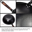 Iron Non-Coating Pot cast iron pan General use for Gas and Induction Cooker Chinese Wok Cookware Pan Kitchen Tools