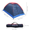 2 Persons Camping Tent Single Layer Beach Tent Outdoor Travel Windproof Waterproof Awning Tent Summer Tent with Bag RU Stock