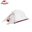 Naturehike CloudUp Series Ultralight Hiking Tent 20D/210T Fabric For 1 Person With Mat Warm Tent NH18T010-T