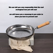 Master Star Chinese Handmade Iron Pan Traditional Seasoned Pan Non-Stick Skillet Kitchen Induction Cooker Thick Steak Frying Pan