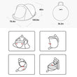 Desert&Fox Automatic Pop-up Tent, 3-4 Person Outdoor Instant Setup Tent 4 Season Waterproof Tent for Hiking, Camping, Travelling