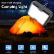 Portable Lantern Camping Light USB+Solar Charging Flashlight Camping Tent Light Outdoor Portable Hanging Lamp Solar Led Lantern