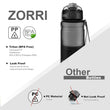 ZORRI Sport Water Bottles BPA-free Tritan Flask Gym anti-fall Leak-proof 500ml/1000ml CE / EU Drinkware shaker YOGA Drink Bottle