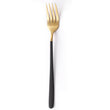 JueQi Dinnerware Set Stainless Steel Plating Gold Blue Black Knife Fork Tableware Cutlery Western Food Camping Tableware Bag