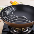 1 Pcs Stainless Steel Semicircle Steam Rack Drain Oil Filter Rack Holder Frying Rack Kitchen Tools Gadgets Pot Steamer