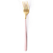 JueQi Dinnerware Set Stainless Steel Plating Gold Blue Black Knife Fork Tableware Cutlery Western Food Camping Tableware Bag