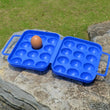 Portable Plastic 6/12 Eggs Storage Box Crisper Outdoor picnic portable plastic Egg box Case Folding Basket Portable Carry