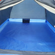 2 Persons Camping Tent Single Layer Beach Tent Outdoor Travel Windproof Waterproof Awning Tent Summer Tent with Bag RU Stock