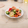 1 Pcs Stainless Steel Semicircle Steam Rack Drain Oil Filter Rack Holder Frying Rack Kitchen Tools Gadgets Pot Steamer