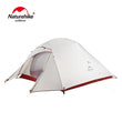 Naturehike tent Upgrade Cloud Up 1 2 3 Persons Camping Tent Outdoor 20D Silicone Ultralight Tent With Free Mat NH17T001-T