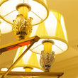 E14 E27 4 mode Flame effect decorative bulbs LED dynamic flame light Creative corn bulb Flame simulation effect Night lighting