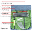Desert&Fox 2 Person Waterproof Tent 3 Season Backpacking Hiking Tents for Camping Beach Travelling Double Layer Outdoor Tent