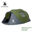 HUI LINGYANG Throw pop up tent 4-6 Person outdoor automatic tents Double Layers large family Tent waterproof camping hiking tent