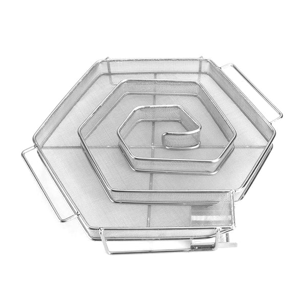 New Stainless Smoke Generator For BBQ Grill Or Smoker Wood Dust Hot And Cold Smoking Salmon Bacon Meat Burn Bbq Tools