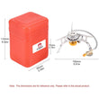 X-eped Camping Gas Stove Portable Folding Outdoor Backpacking Stove Tourist Equipment For Cooking Hiking Picnic 3500W