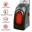 400W Mini Electric Heater Portable Bladeless Fan Heater Wall Handy Heating Radiator Thermostat Home Blower Calefactor Electrico