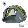 HUI LINGYANG Throw pop up tent 4-6 Person outdoor automatic tents Double Layers large family Tent waterproof camping hiking tent