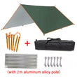 3mx3m 3mx4m Awning Waterproof Tarp Tent Outdoor Camping Sun Shelter Canopy Sunshade Sun Shade Beach Garden Picnic Tourist Tarp