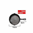 Cast Iron Pan 16cm 20cm 26cm Skillet Frying Pan Non-Stick Pancake Pan gas stove Wok Pan Home Garden Cast Iron Cauldron Egg Pan