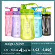 1000ml/2000ml 6 Color Herbalife Nutrition 24hour Drinkware Protein Shaker Camping Hiking Straw Water Bottle Space Bottle