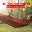 190x150cm Hanging Hammock With Spreader Bar Double/Single Adult Strong Swing Chair Travel Camping Sleeping Bed Outdoor Furniture