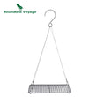 Boundless Voyage Titanium BBQ Barbecue Grill with Hanging Chain Food Charcoal Carbon Furnace Camping Picnic Garden Tableware
