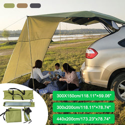 Car Shelter Shade Camping Side Car Roof Top Tent Awning Waterproof UV Portable Camping Tent Automobile Rooftop Rain Canopy